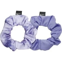 Nike Gathered Hair Ties (Pack Of 2) - Light Thistle