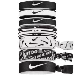 Nike Ponytail Holders (Pack Of 9) - Black/White