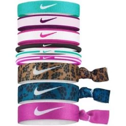 Nike Ponytail Holders (Pack Of 9) - Pink/Turquoise