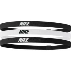 Nike Elasticated Hairbands (Pack Of 3) - Black/White