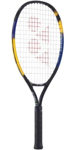 Yonex Kyrgios 25 Inch Junior Tennis Racket - Navy/Yellow