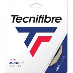 Tecnifibre Multifeel 15L (1.35mm) Tennis String Set - Natural