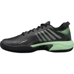 K-Swiss Mens Hypercourt Supreme HB Tennis Shoes - Blue Graphite/Green -Ball Game Paradise 06617405 E
