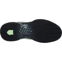 K-Swiss Mens Hypercourt Supreme HB Tennis Shoes - Blue Graphite/Green -Ball Game Paradise 06617405 F