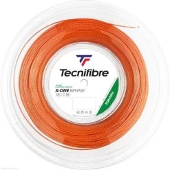 Tecnifibre X-One Biphase (1.24mm) 200m Squash String Reel - Orange