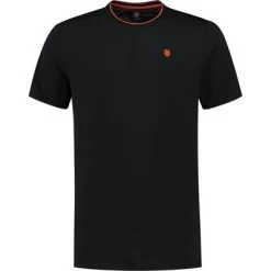 K-Swiss Mens Hypercourt Mesh Crew Tee - Jet Black