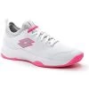 Lotto Womens Mirage 500 II Tennis Shoes - White/Pink -Ball Game Paradise 216635 8SZ A