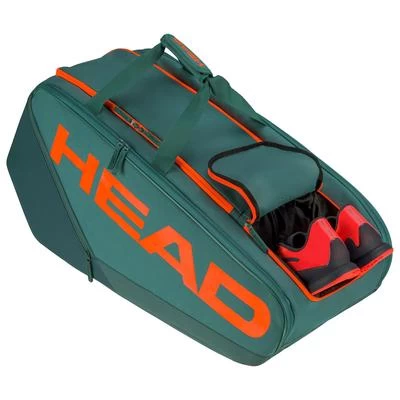 Head Radical Pro 12 Racket Bag XL - Dark Cyan/Fluo Orange 4 Head Radical Pro 12 Racket Bag XL - Dark Cyan/Fluo Orange - Image 2