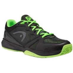 Head Mens Revolt Indoor Court Shoes - Raven/Neon Green