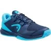 Head Mens Grid 3.5 Indoor Court Shoes - Dark Blue/Aqua 2 Head Mens Grid 3.5 Indoor Court Shoes - Dark Blue/Aqua -Ball Game Paradise 273830 DBAQ grid 3.5 dark blue aqua A