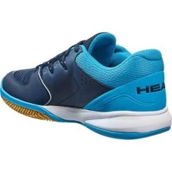 Head Mens Grid 3.5 Indoor Court Shoes - Dark Blue/Aqua -Ball Game Paradise 273830 DBAQ grid 3.5 dark blue aqua B