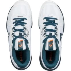 Head Kids Sprint 3.5 Tennis Shoes - White/Orange -Ball Game Paradise 275132 WHOR D