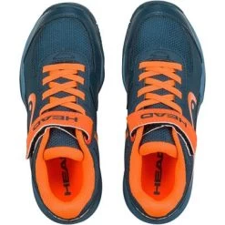 Head Kids Sprint 3.0 Velcro Tennis Shoes - Blue/Orange -Ball Game Paradise 275202 BSOR D
