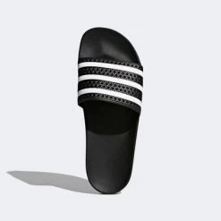Adidas Mens Adilette Sliders - Black