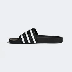 Adidas Mens Adilette Sliders - Black 12 Adidas Mens Adilette Sliders - Black -Ball Game Paradise 280647 E