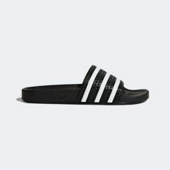 Adidas Mens Adilette Sliders - Black 13 Adidas Mens Adilette Sliders - Black -Ball Game Paradise 280647 F