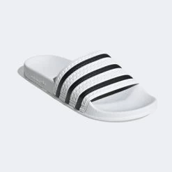 Adidas Mens Adilette Sliders - White -Ball Game Paradise 280648 D