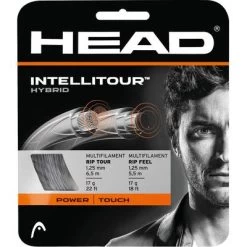 Head IntelliTour 16 (1.30mm) Tennis String Set - Grey