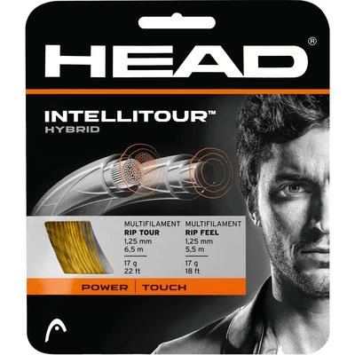Head IntelliTour 16 (1.30mm) Tennis String Set - Honey 3 Head IntelliTour 16 (1.30mm) Tennis String Set - Honey