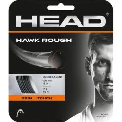Head Hawk Rough (1.25mm) Tennis String Set - Anthracite