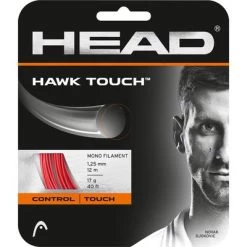 Head Hawk Touch (1.25mm) Tennis String Set - Red