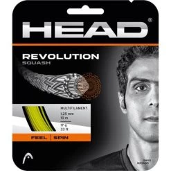 Head Revolution (1.25mm) Squash String Set - Yellow