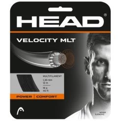Head Velocity MLT 16 (1.30mm) Tennis String Set - Black