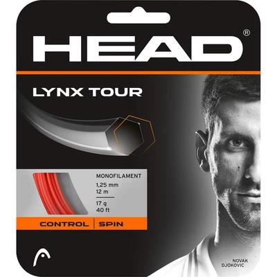 Head Lynx Tour 16 (1.30mm) Tennis String Set - Orange 3 Head Lynx Tour 16 (1.30mm) Tennis String Set - Orange