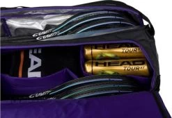 Head Gravity R-PET 12 Racket Duffel Bag - Black -Ball Game Paradise 283122 Gravity Duffle Bag BKMX C