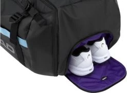 Head Gravity R-PET 12 Racket Duffel Bag - Black -Ball Game Paradise 283122 Gravity Duffle Bag BKMX D