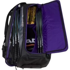 Head Gravity R-PET 12 Racket Duffel Bag - Black -Ball Game Paradise 283122 Gravity Duffle Bag BKMX E