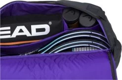 Head Gravity R-PET 6 Rackets Sport Bag - Black -Ball Game Paradise 283202 BKMX E