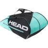 Head Tour Team Monstercombi 12 Racket Bag - Mint/Black 1 Head Tour Team Monstercombi 12 Racket Bag - Mint/Black -Ball Game Paradise 283422 BKMI B