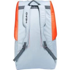 Head Radical Monstercombi 12 Racket Bag - Grey/Orange -Ball Game Paradise 283501 GROR radical 12r monstercombi C
