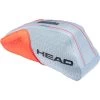 Head Radical Combi 6 Racket Bag - Grey/Orange -Ball Game Paradise 283521 GROR radical 6r combi bag