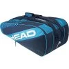Head Elite Monstercombi 12 Racket Bag - Blue/Navy (2022) 2 Head Elite Monstercombi 12 Racket Bag - Blue/Navy (2022) -Ball Game Paradise 283592 BLNV