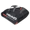 Head Tour Team Monstercombi 6 Racket Padel Bag - Black/Orange -Ball Game Paradise 283772 BKOR A