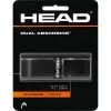 Head Dual Absorbing Replacement Grip - Black -Ball Game Paradise 285034 BK dual absorbing grip black