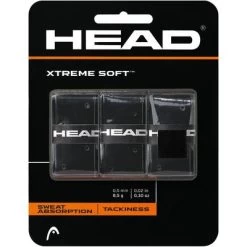 Head Xtreme Soft Overgrips (Pack Of 3) - Black