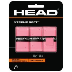Head Xtreme Soft Overgrips (Pack Of 3) - Pink