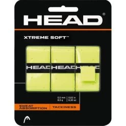 Head Xtreme Soft Overgrips (Pack Of 3) - Yellow