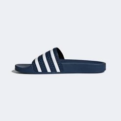 Adidas Mens Adilette Sliders - Navy Blue -Ball Game Paradise 288022 F