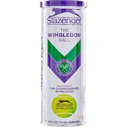 Slazenger Wimbledon Tennis Balls (3 Ball Can)