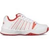 K-Swiss Kids Smash Omni Tennis Shoes - White/Fiesta -Ball Game Paradise 55629 182 a