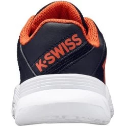 K-Swiss Kids Court Express Omni - Black/Orange -Ball Game Paradise 56609041 D