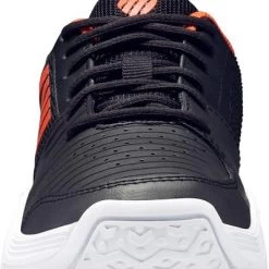 K-Swiss Kids Court Express Omni - Black/Orange -Ball Game Paradise 56609041 E