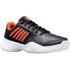 K-Swiss Kids Court Express Omni - Black/Orange -Ball Game Paradise 56609041 F