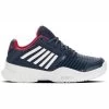 K-Swiss Kids Court Express Omni Tennis Shoes - Navy Blue/Red -Ball Game Paradise 56609424 AA