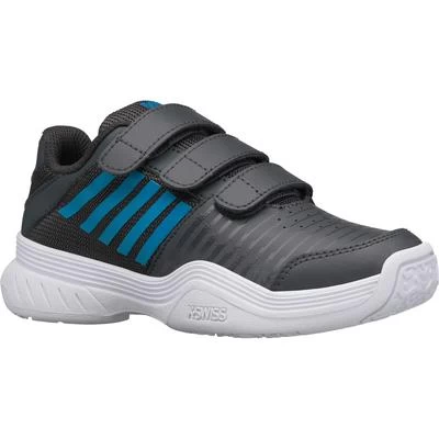 K-Swiss Kids Court Express Strap Omni Tennis Shoes - Dark Shadow 4 K-Swiss Kids Court Express Strap Omni Tennis Shoes - Dark Shadow - Image 2