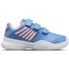 K-Swiss Kids Court Express Omni - Light Blue/Pink -Ball Game Paradise 56610454 A
